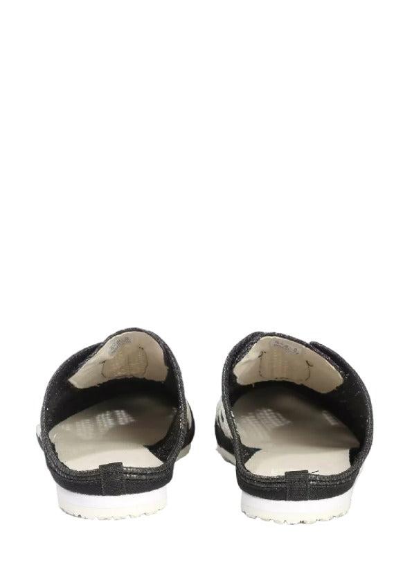 Onitsukaa Tiger Mexico 66 Sabot Half Cut Black White