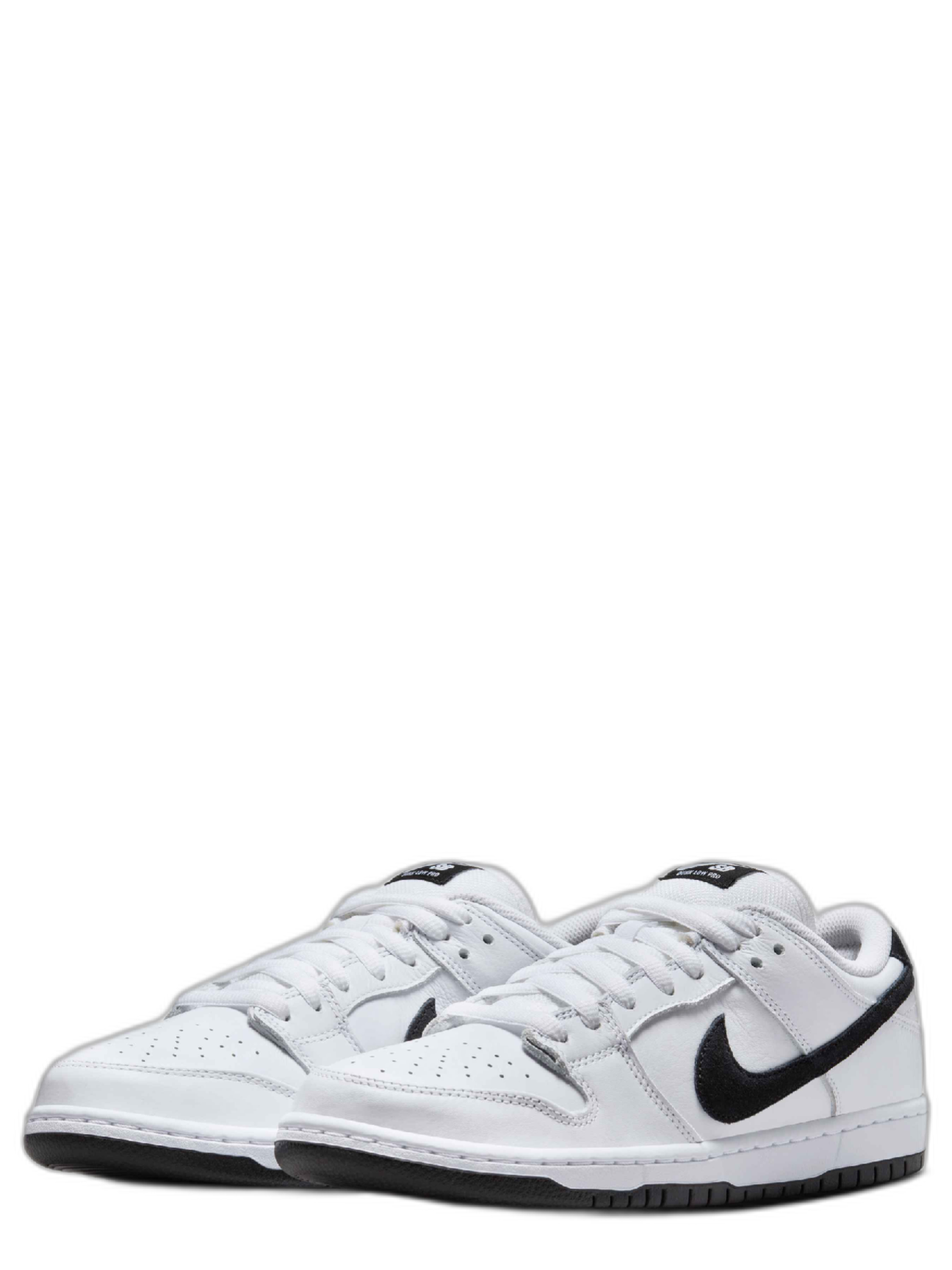 nikee dunk low white black