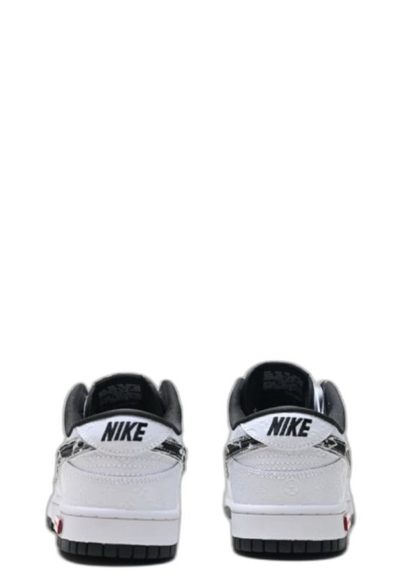 Nikee Air Jordan Retro 1 X Louiss Vuitton White Black 898