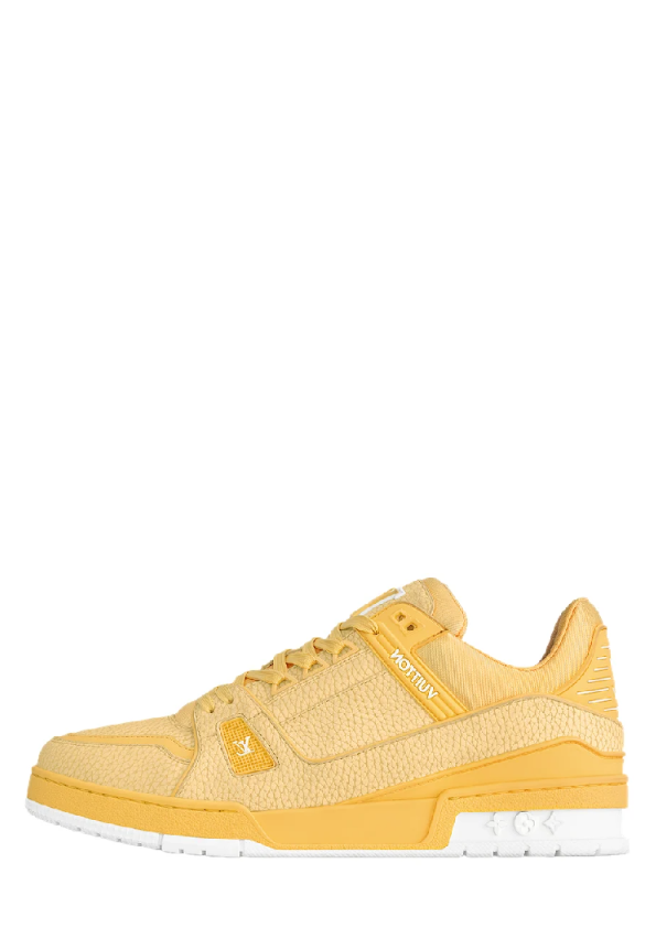 louiss Vuitton lv trainer yellow white