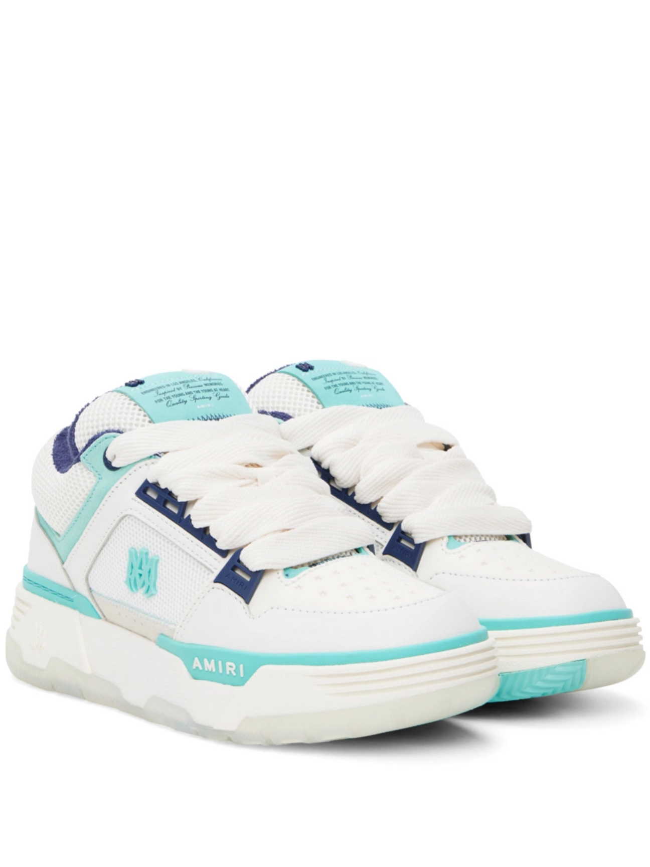 Amiri MA 2 White Aqua