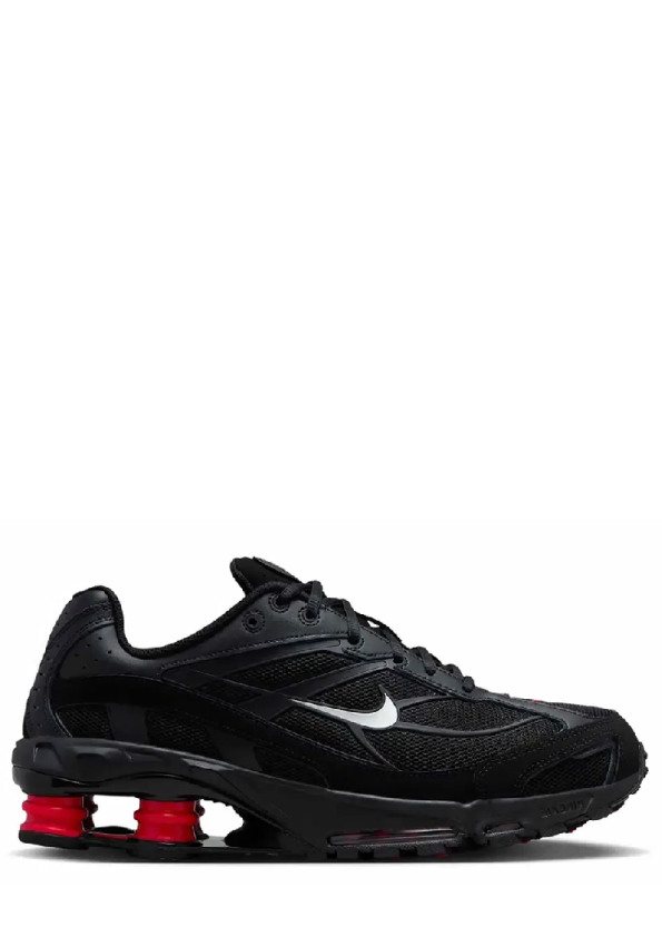 Nikee Shox Ride 2 Black University Red Silver