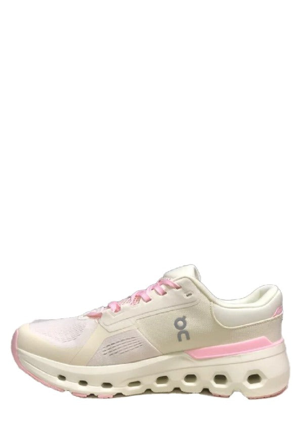 On Running Cloud Runner Shoes White Pink Sporty Elegant 1227