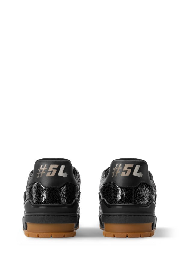 Louiss Vuittonn LV Trainer Leather Black Gum