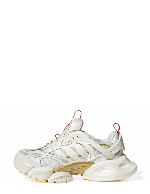 adidass xlg runner white gold metallic red