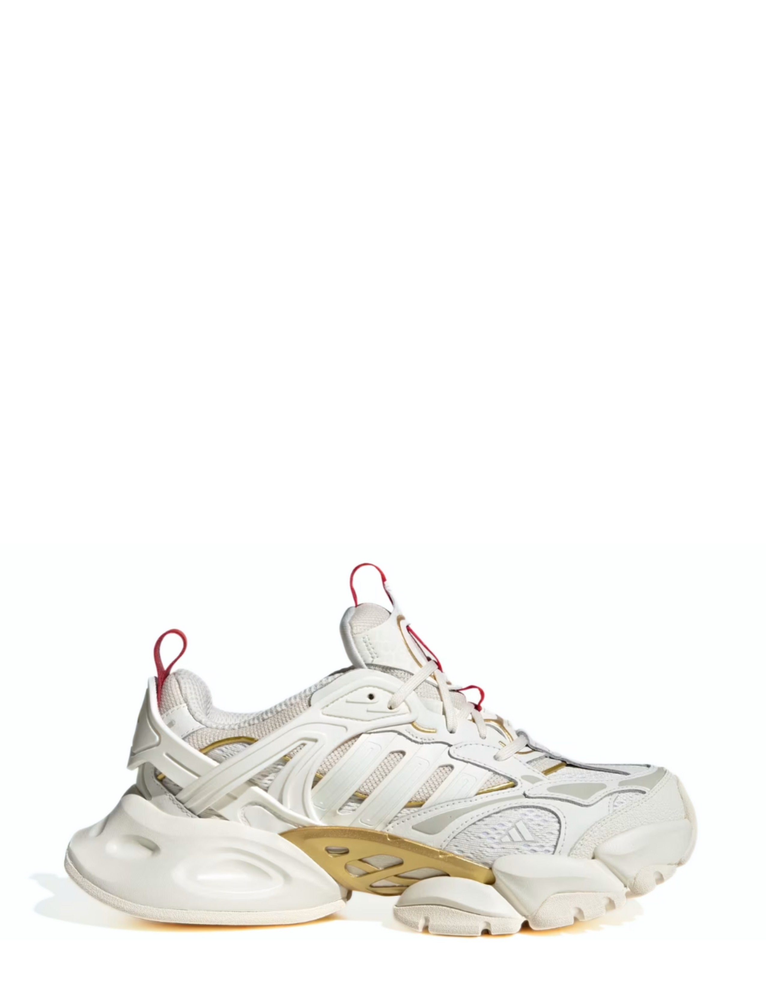 adidass xlg runner white gold metallic red