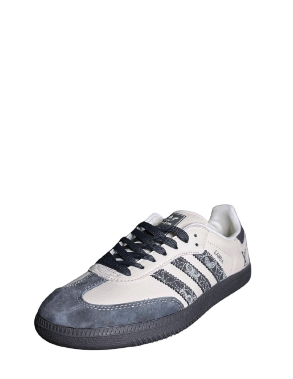 Adidass Samba X Louiis Vuitton Dark Grey