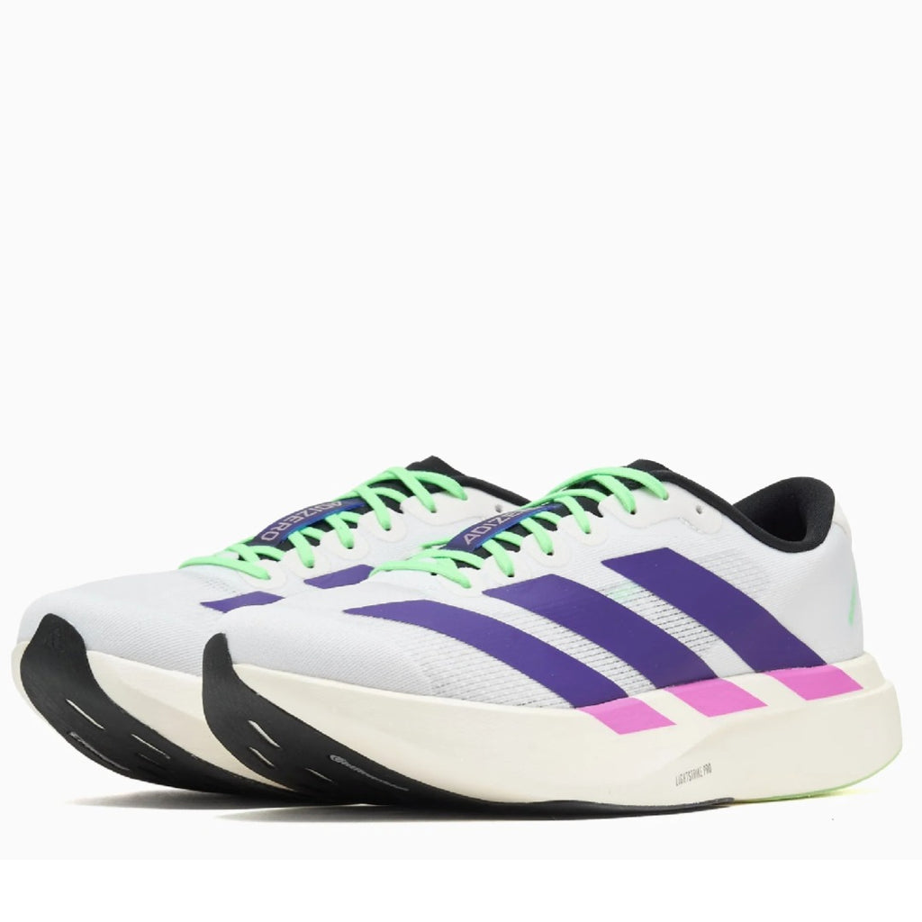 AdidaSs AdiZero Evo SL White Purple Lime Burst