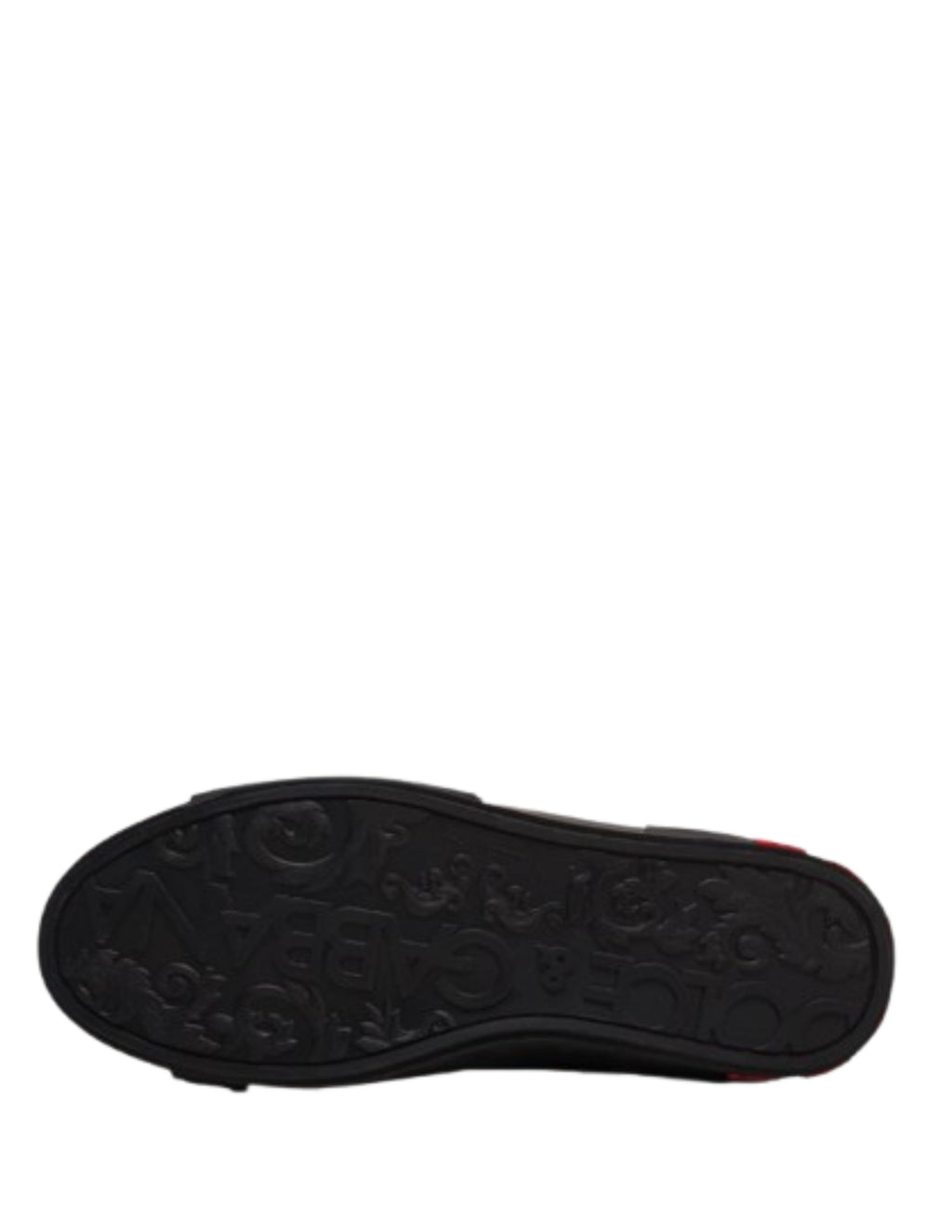 Dollce Gabbana Portofino Black Red Sneakers SALE