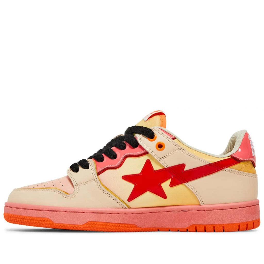 Bape Sta Low A Bathing Ape sk8 low gradient orange