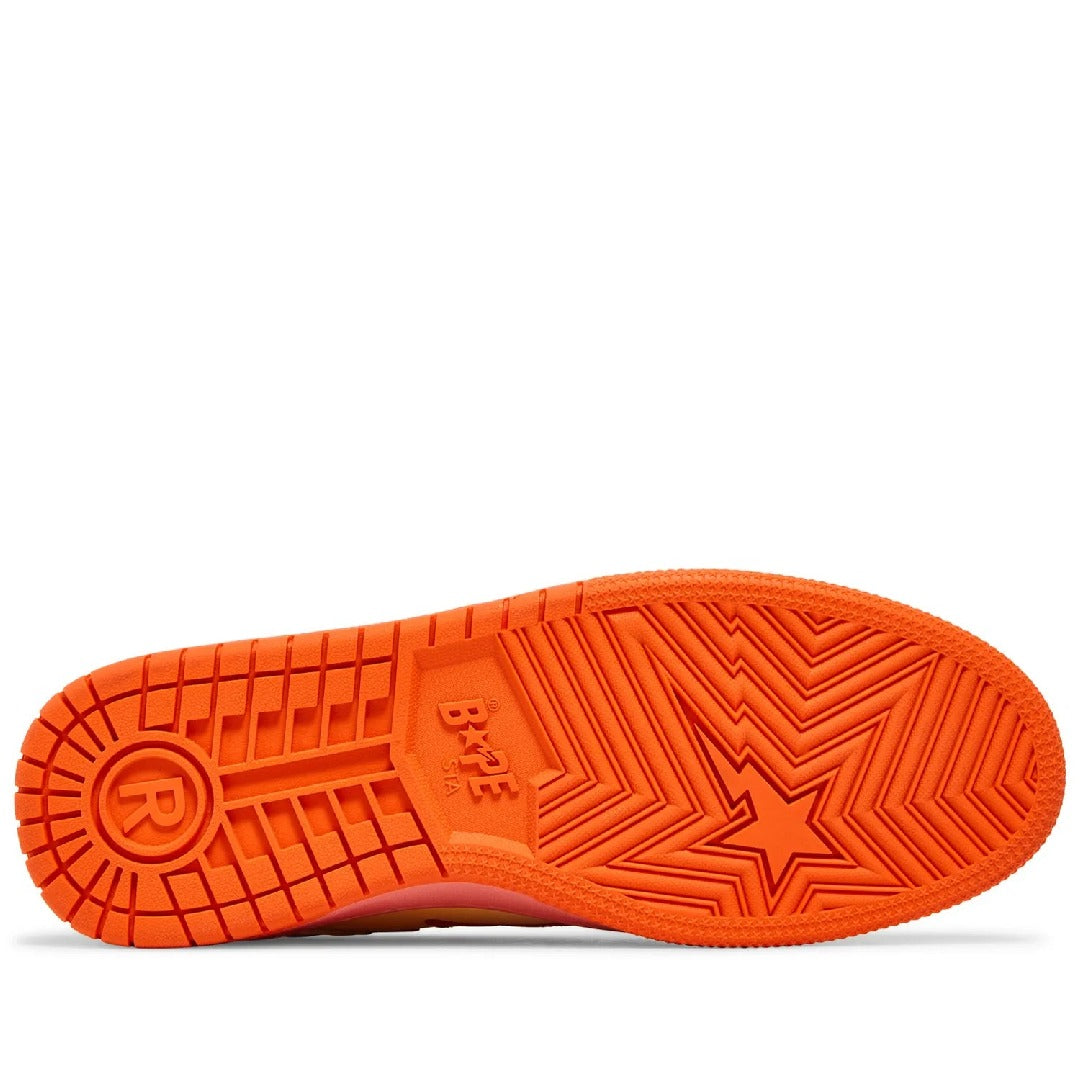 Bape Sta Low A Bathing Ape sk8 low gradient orange