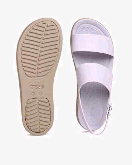 Crocss Brooklyn Slingback Low Wedge Sandals For Her Purple