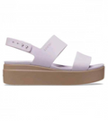 Crocss Brooklyn Slingback Low Wedge Sandals For Her Purple