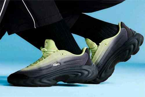 Lacostee Spinor 225 Dark Green Light Green sneakers