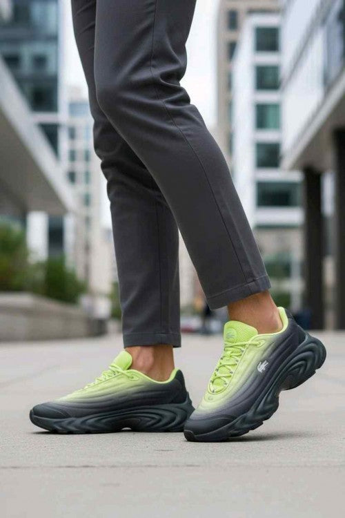 Lacostee Spinor 225 Dark Green Light Green sneakers