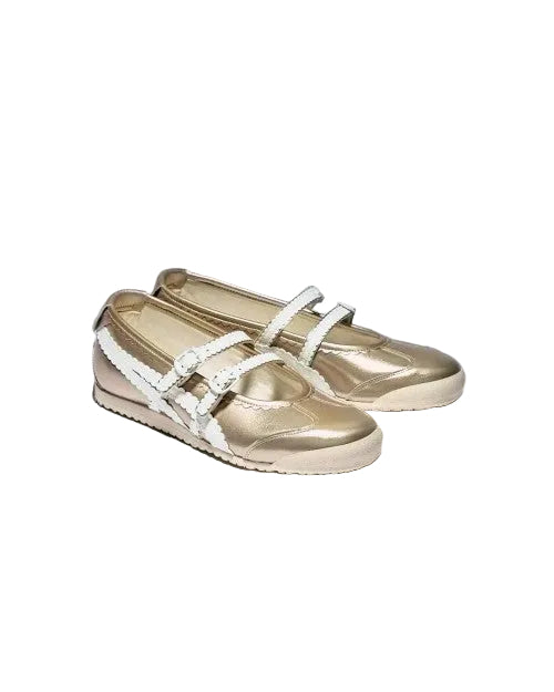 Onitsukaa Tiger Mexico 66 TGRS Metallic Pack Champagne Cream