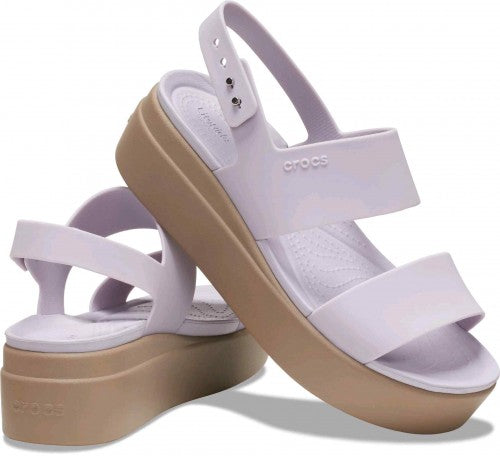 Crocss brooklyn slingback low wedge sandals Mujer