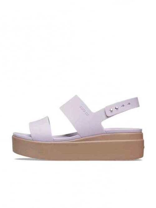 Crocss brooklyn slingback low wedge sandals Mujer