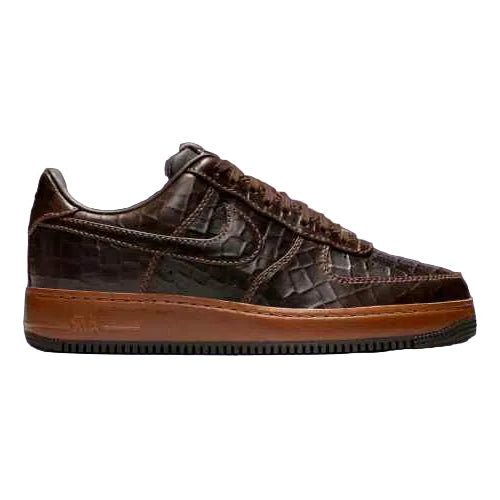Nikee Airforce 1 Low Fauna Brown Croc 1107