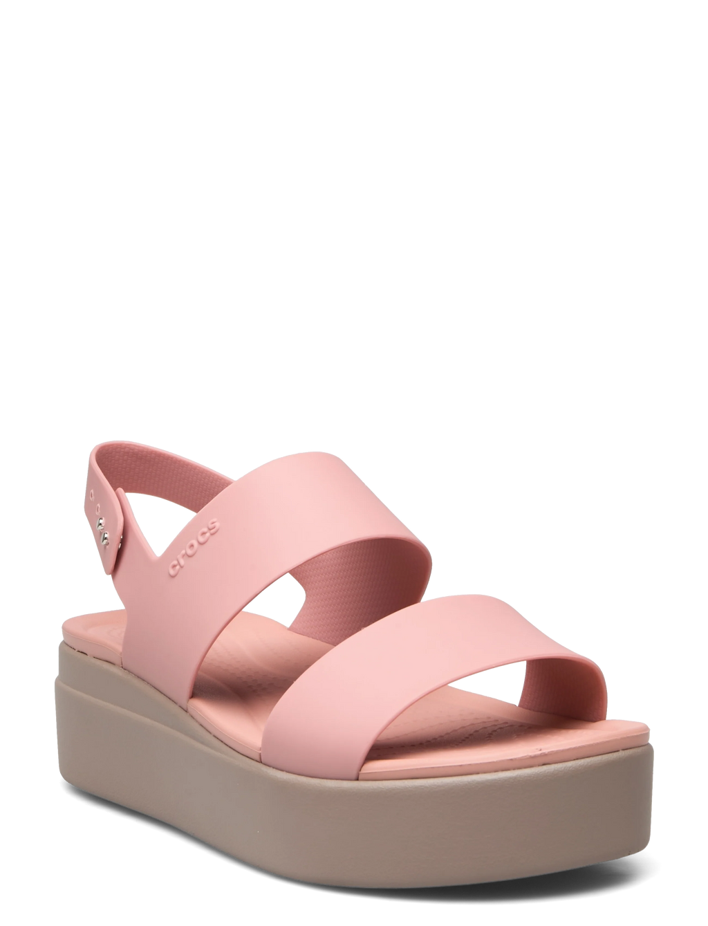 Crocss Brooklyn Womens Wedge Sandals pink