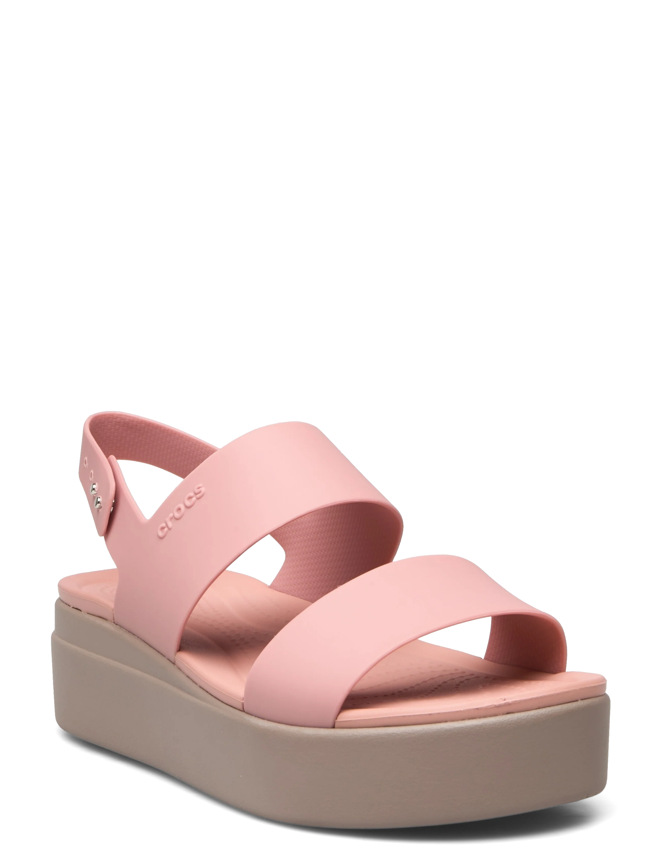 Crocss Brooklyn Womens Wedge Sandals pink