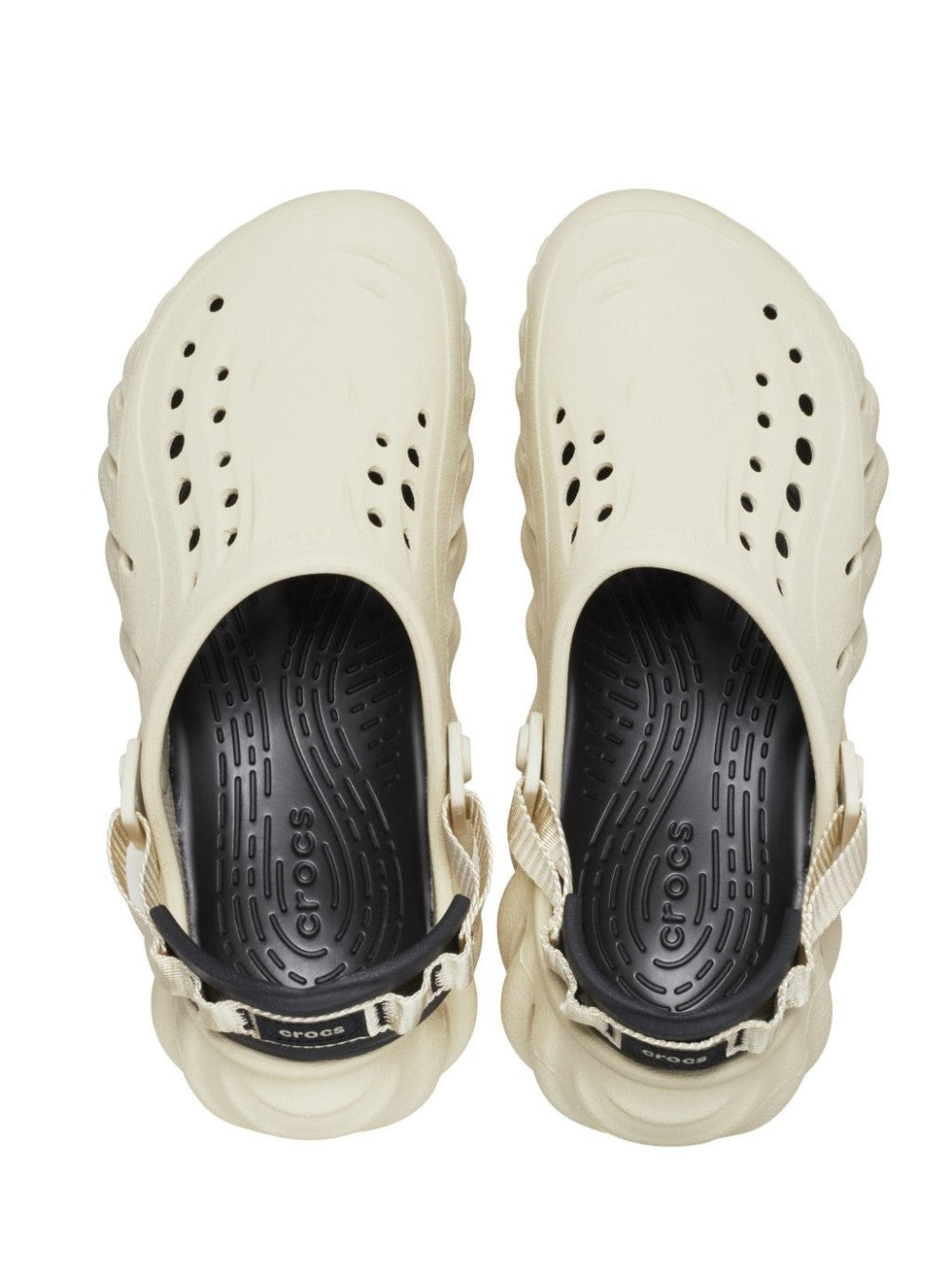 Crocss Echo Clogs (BoneBlack)