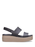 Crocss Brooklyn Slingback Low Wedge Sandals For Her Navy